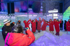 南方游客“扎堆来” 梦幻冰雪馆助推冰雪旅游四季火爆